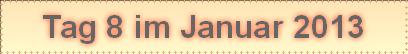 Tag 8 im Januar 2013