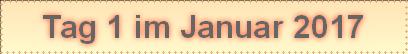 Tag 1 im Januar 2017