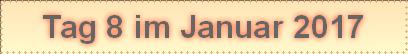 Tag 8 im Januar 2017